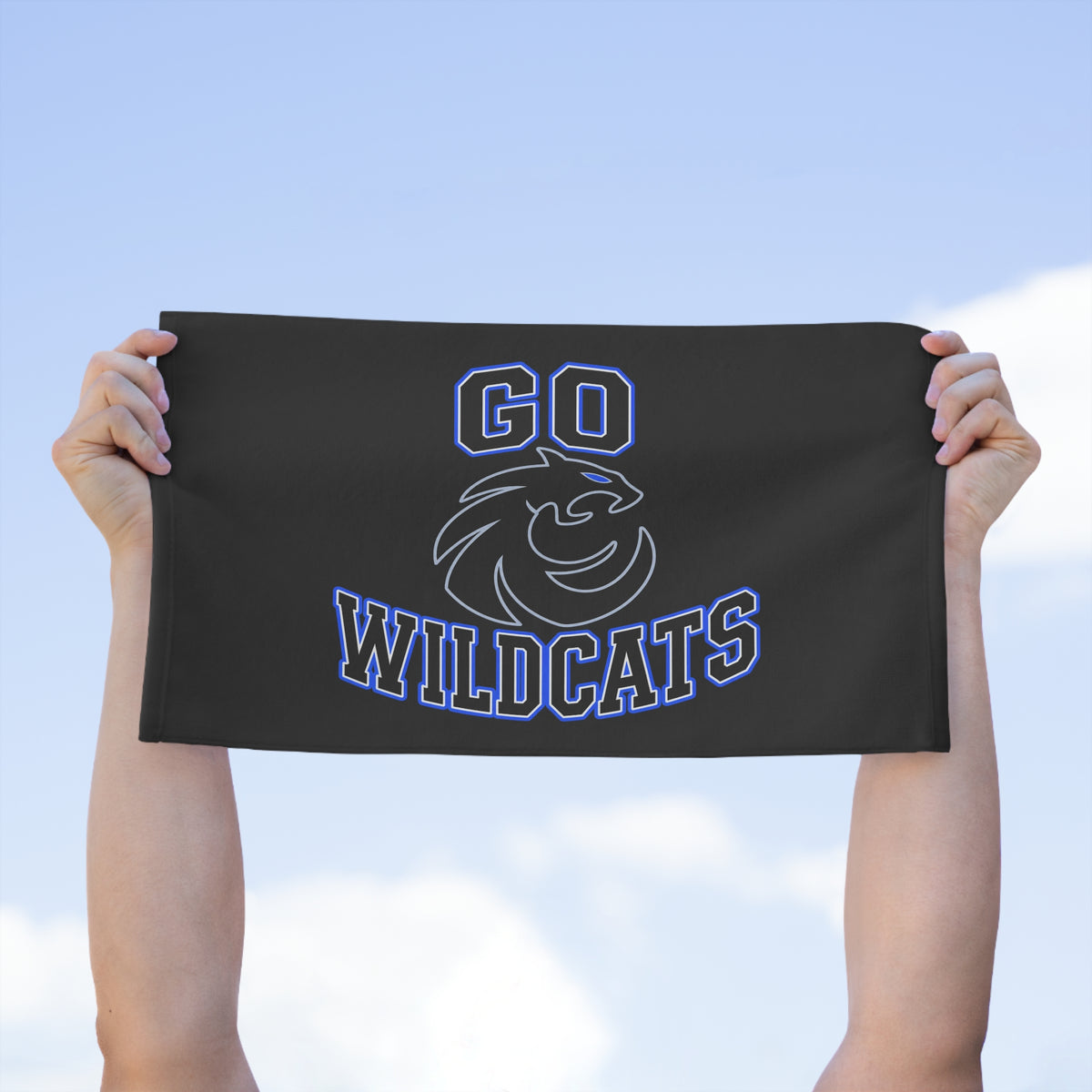 Go Wildcats Rally Towel – 11x18 Team Spirit Sports Fan Towel
