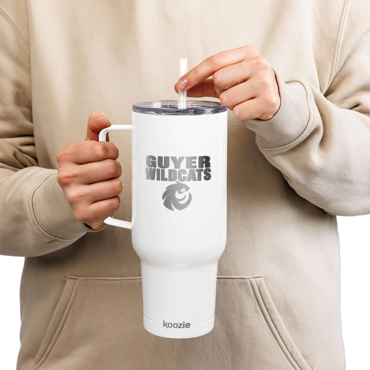 40oz Engraved Insulated Tumbler with Lid & Straw — Durable Travel Mug for Commuting, Outdoor Adventures, Gifts