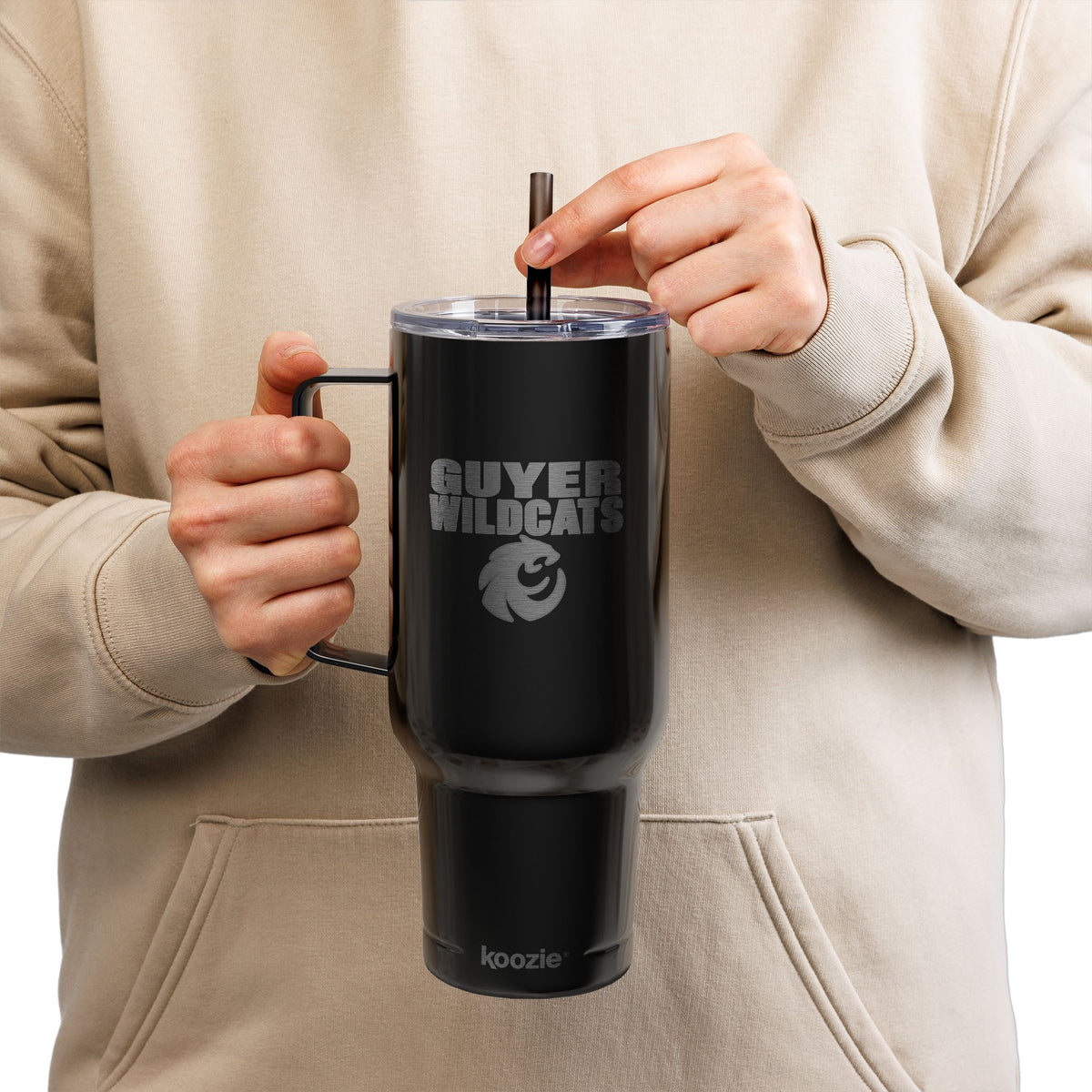 40oz Engraved Insulated Tumbler with Lid & Straw — Durable Travel Mug for Commuting, Outdoor Adventures, Gifts