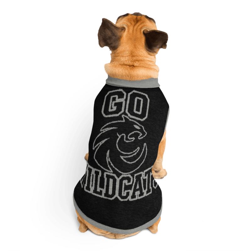 Black & Silver Knitted pet sweater