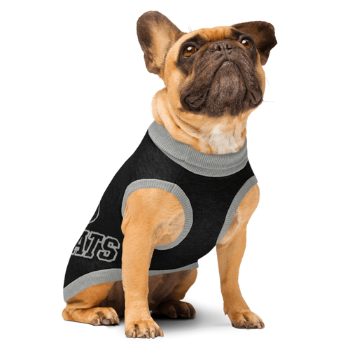 Black & Silver Knitted pet sweater