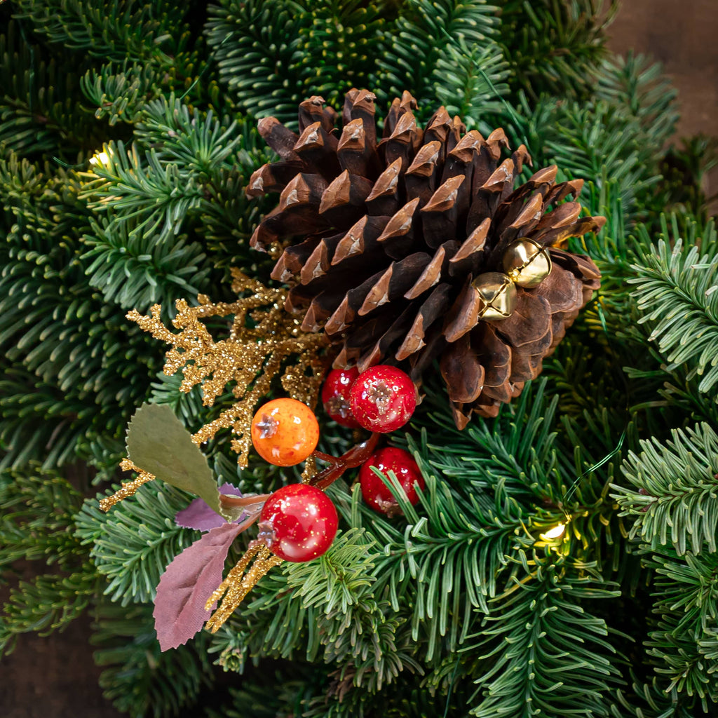 28" Cranberry Splash Wreath